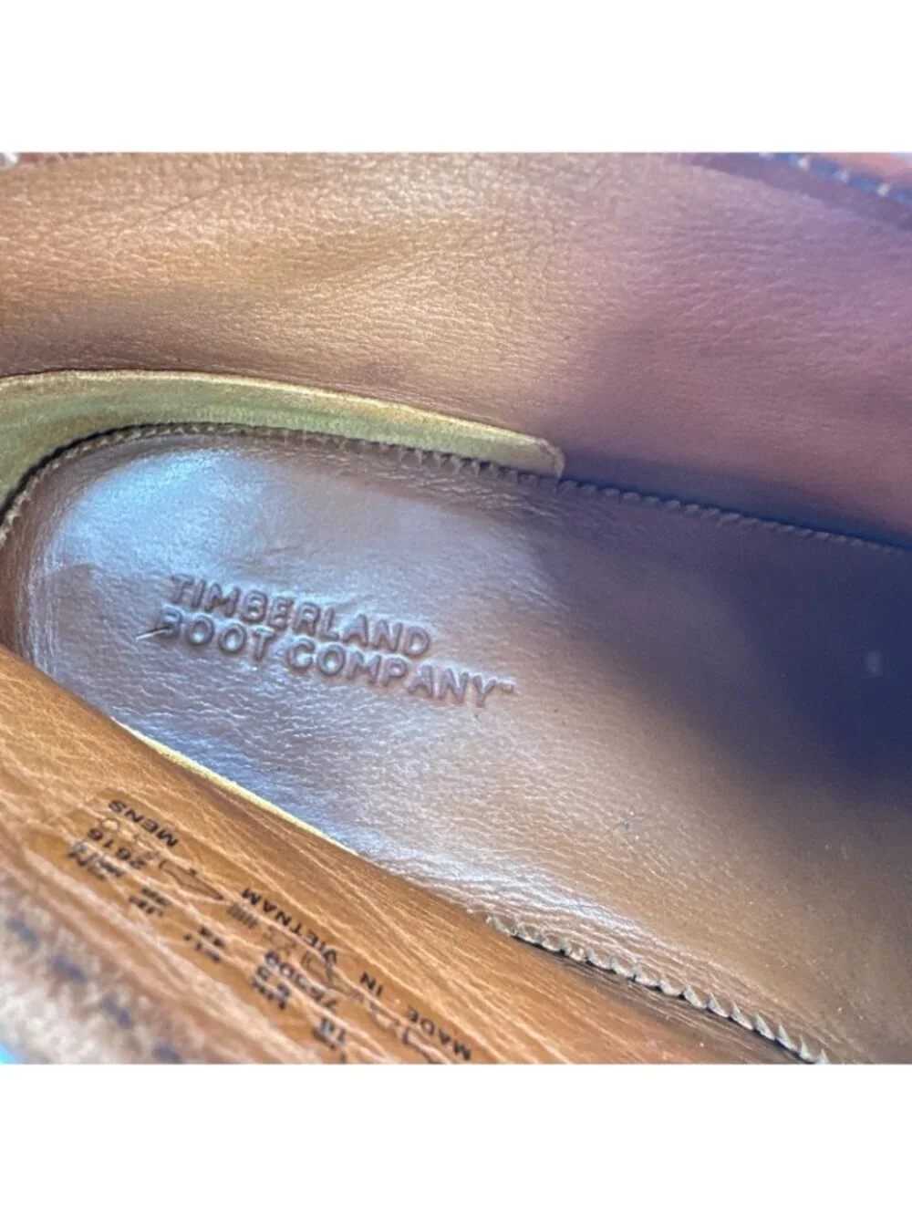 Timberland Company Wodehouse Men Size 10 Brown Leather Plain Toe Chukka Boot